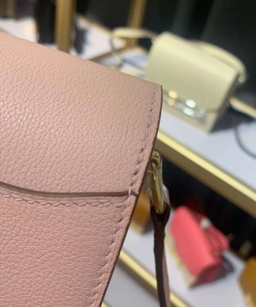 1:1 Replica Mini Evercolor Sac Roulis 19 Green Khaki/Orange/Pink/Grey For Women 19cm / 7.4in