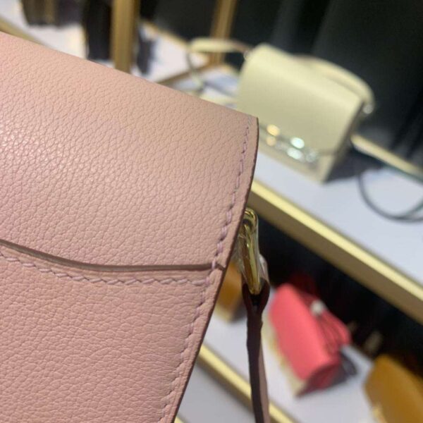 1:1 Replica Mini Evercolor Sac Roulis 19 Green Khaki/Orange/Pink/Grey For Women 19cm / 7.4in