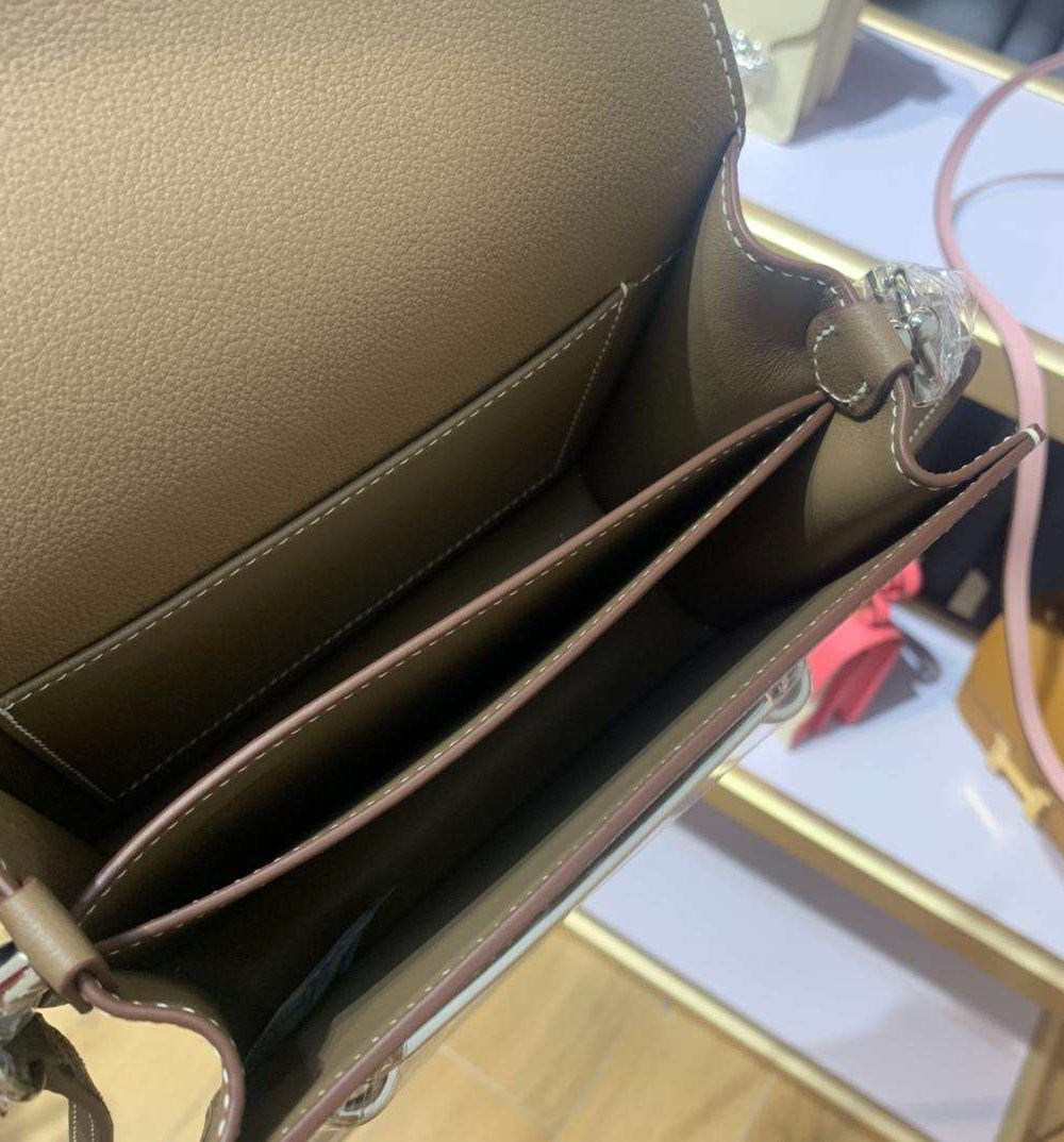 1:1 Replica Mini Evercolor Sac Roulis 19 Green Khaki/Red/Grey/White For Women 19cm / 7.4in