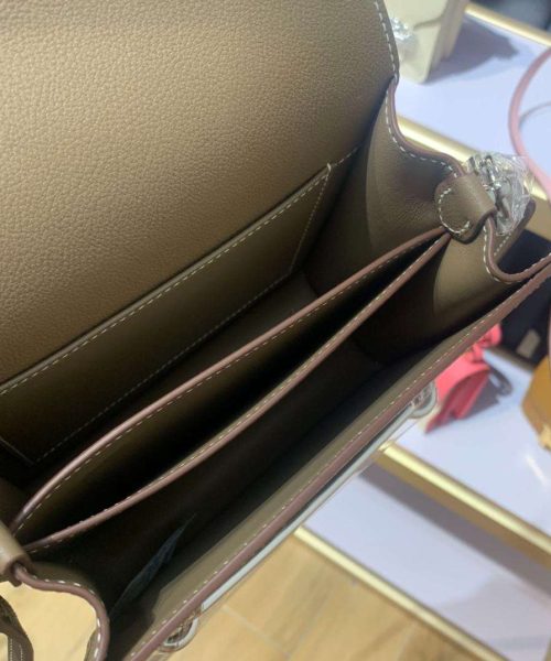 1:1 Replica Mini Evercolor Sac Roulis 19 Green Khaki/Red/Grey/White For Women 19cm / 7.4in