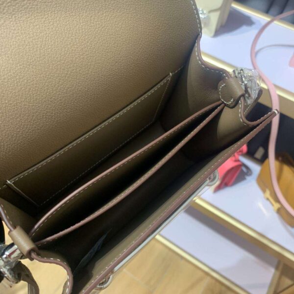 1:1 Replica Mini Evercolor Sac Roulis 19 Green Khaki/Red/Grey/White For Women 19cm / 7.4in