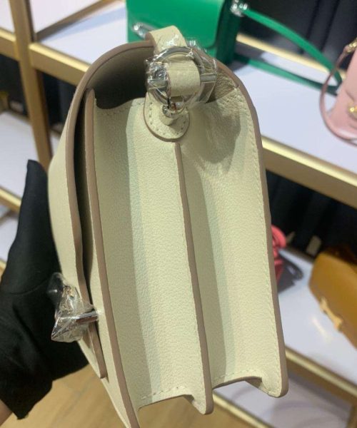 1:1 Replica Mini Evercolor Sac Roulis 19 Green Khaki/Red/Grey/White For Women 19cm / 7.4in