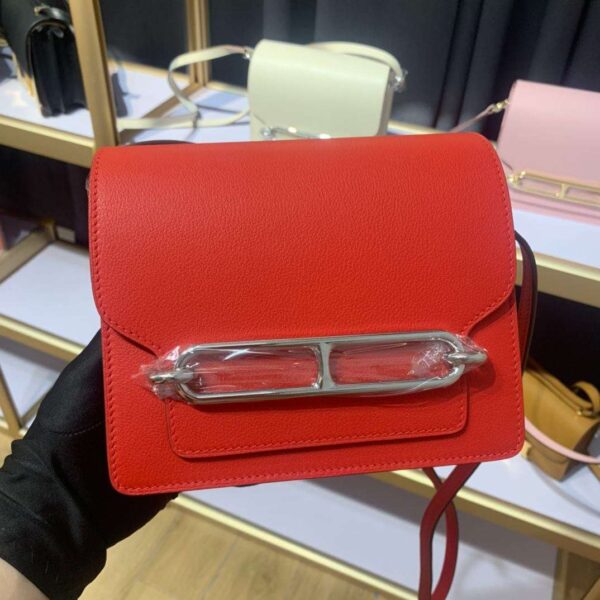 1:1 Replica Mini Evercolor Sac Roulis 19 Green Khaki/Red/Grey/White For Women 19cm / 7.4in