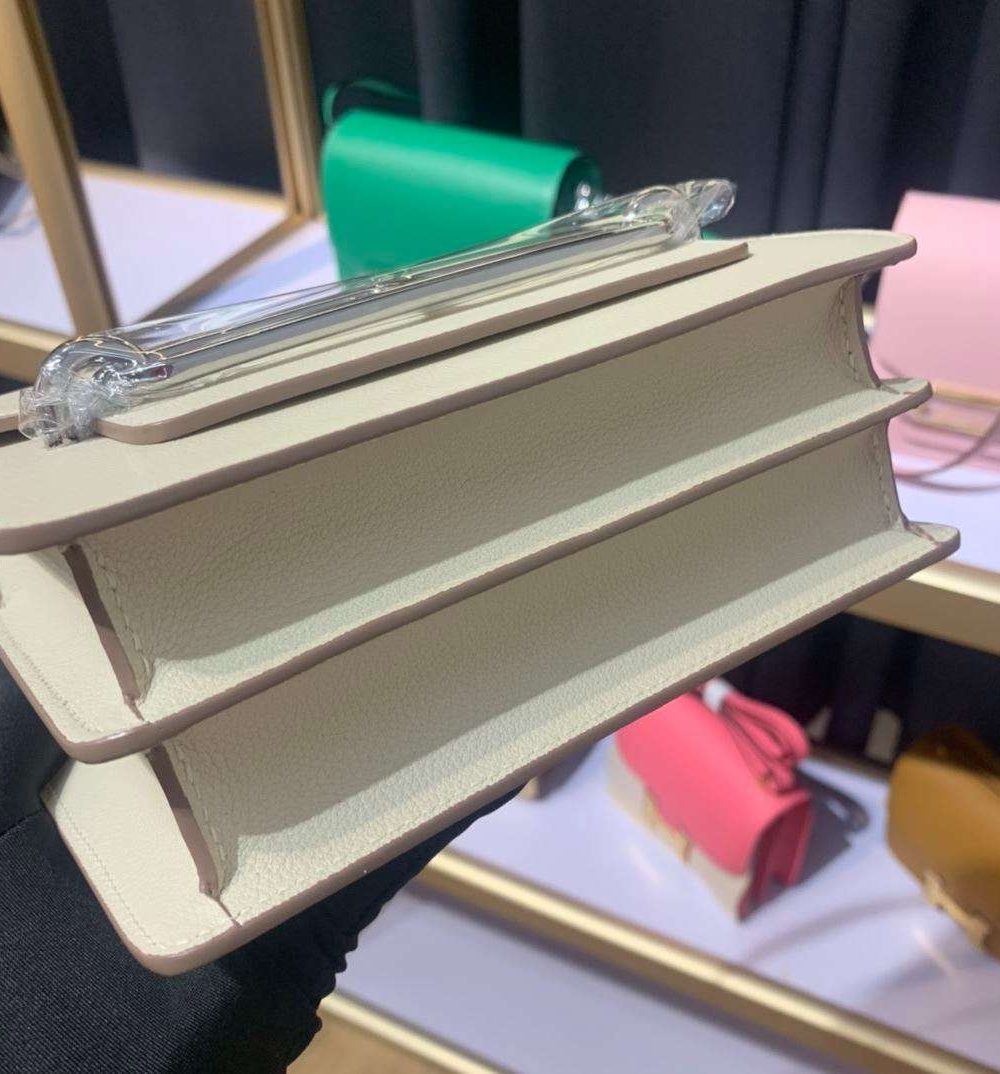 1:1 Replica Mini Evercolor Sac Roulis 19 Green Khaki/Red/Grey/White For Women 19cm / 7.4in