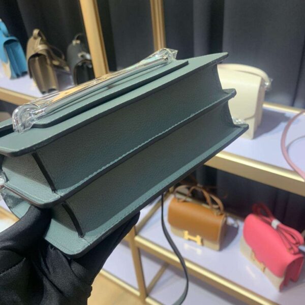 1:1 Replica Mini Evercolor Sac Roulis 19 Green Khaki/Red/Grey/White For Women 19cm / 7.4in