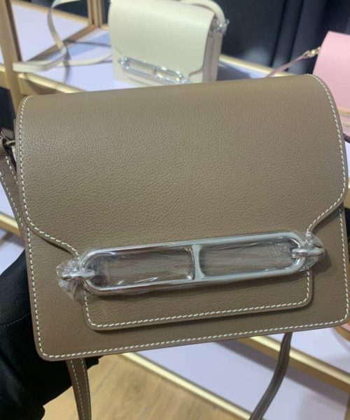 1:1 Replica Mini Evercolor Sac Roulis 19 Green Khaki/Red/Grey/White For Women 19cm / 7.4in