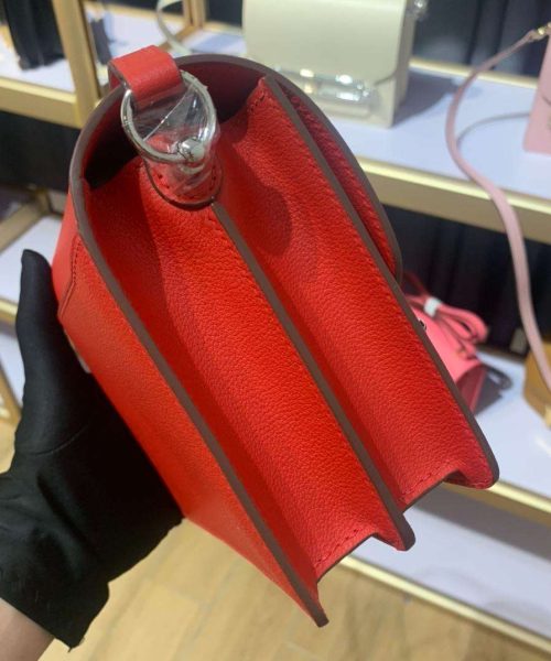 1:1 Replica Mini Evercolor Sac Roulis 19 Green Khaki/Red/Grey/White For Women 19cm / 7.4in