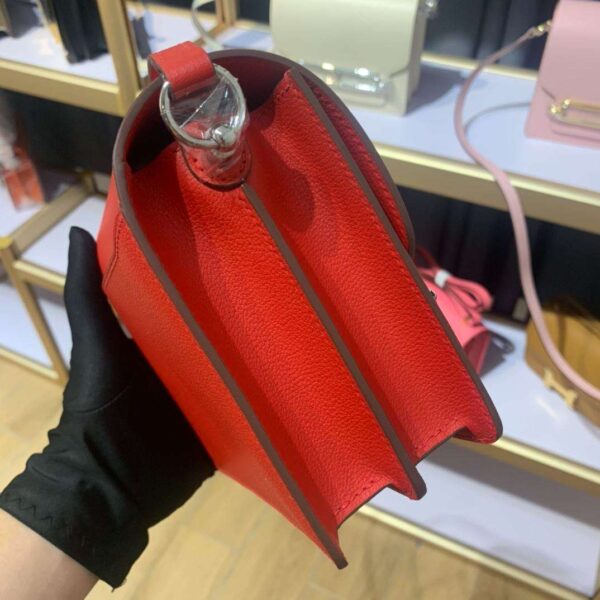 1:1 Replica Mini Evercolor Sac Roulis 19 Green Khaki/Red/Grey/White For Women 19cm / 7.4in