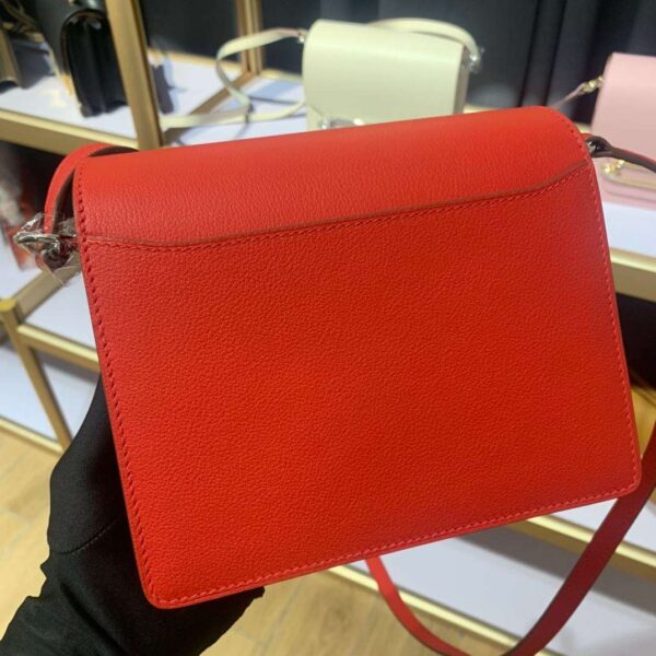 1:1 Replica Mini Evercolor Sac Roulis 19 Green Khaki/Red/Grey/White For Women 19cm / 7.4in