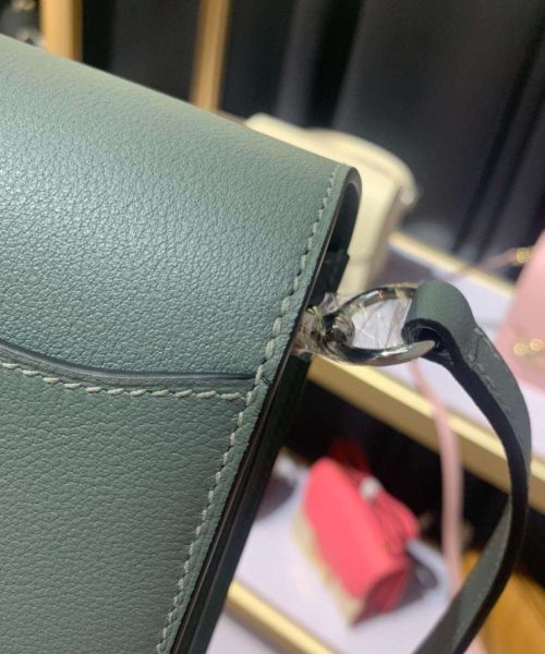 1:1 Replica Mini Evercolor Sac Roulis 19 Green Khaki/Red/Grey/White For Women 19cm / 7.4in