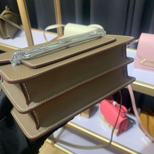 1:1 Replica Mini Evercolor Sac Roulis 19 Green Khaki/Red/Grey/White For Women 19cm / 7.4in