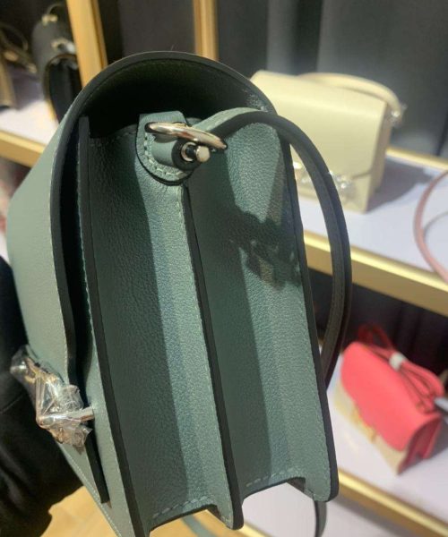 1:1 Replica Mini Evercolor Sac Roulis 19 Green Khaki/Red/Grey/White For Women 19cm / 7.4in