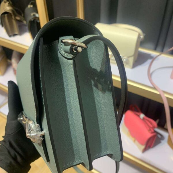 1:1 Replica Mini Evercolor Sac Roulis 19 Green Khaki/Red/Grey/White For Women 19cm / 7.4in