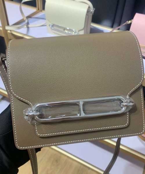 1:1 Replica Mini Evercolor Sac Roulis 19 Green Khaki/Red/Grey/White For Women 19cm / 7.4in