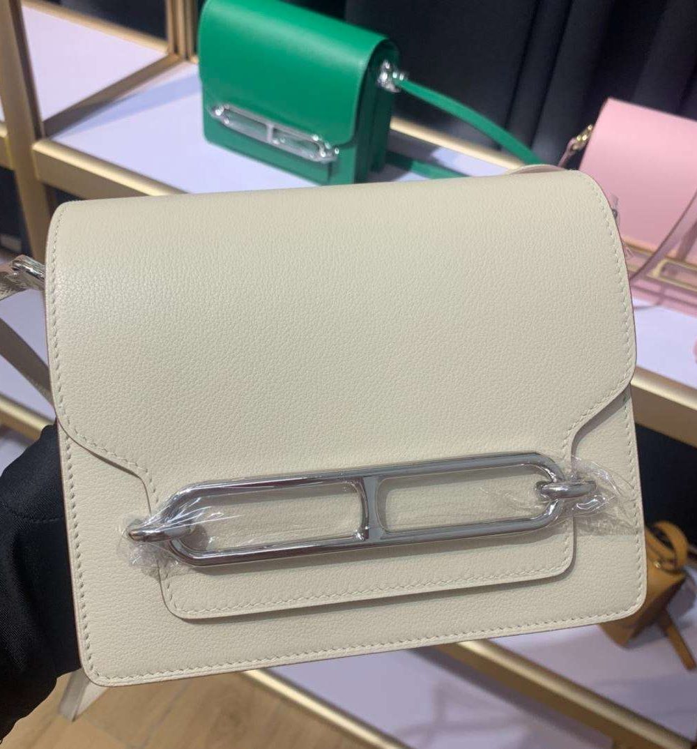 1:1 Replica Mini Evercolor Sac Roulis 19 Green Khaki/Red/Grey/White For Women 19cm / 7.4in