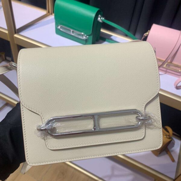 1:1 Replica Mini Evercolor Sac Roulis 19 Green Khaki/Red/Grey/White For Women 19cm / 7.4in
