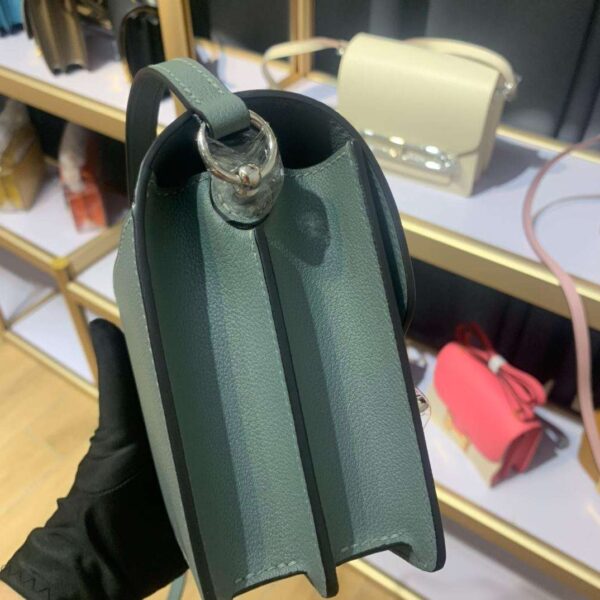 1:1 Replica Mini Evercolor Sac Roulis 19 Green Khaki/Red/Grey/White For Women 19cm / 7.4in