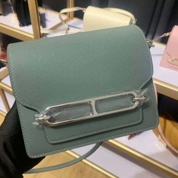 1:1 Replica Mini Evercolor Sac Roulis 19 Green Khaki/Red/Grey/White For Women 19cm / 7.4in