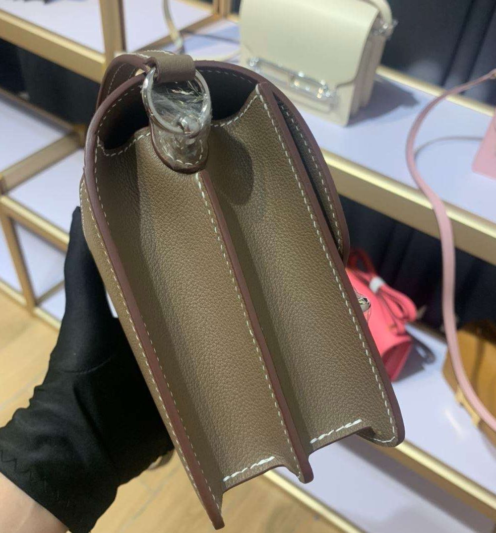 1:1 Replica Mini Evercolor Sac Roulis 19 Green Khaki/Red/Grey/White For Women 19cm / 7.4in