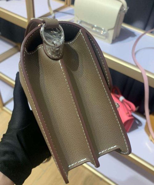 1:1 Replica Mini Evercolor Sac Roulis 19 Green Khaki/Red/Grey/White For Women 19cm / 7.4in