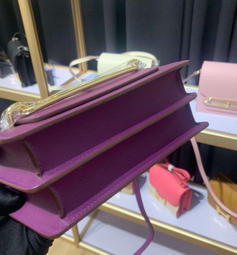 1:1 Replica Mini Evercolor Sac Roulis 19 Green/Red/Purple For Women 19cm / 7.4in