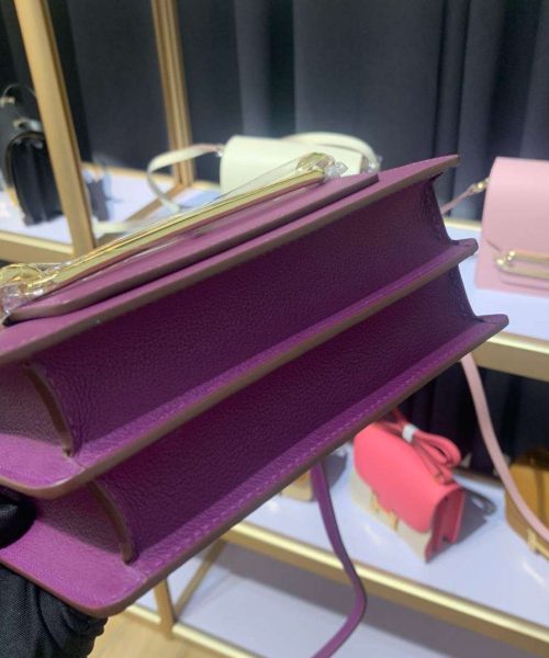1:1 Replica Mini Evercolor Sac Roulis 19 Green/Red/Purple For Women 19cm / 7.4in