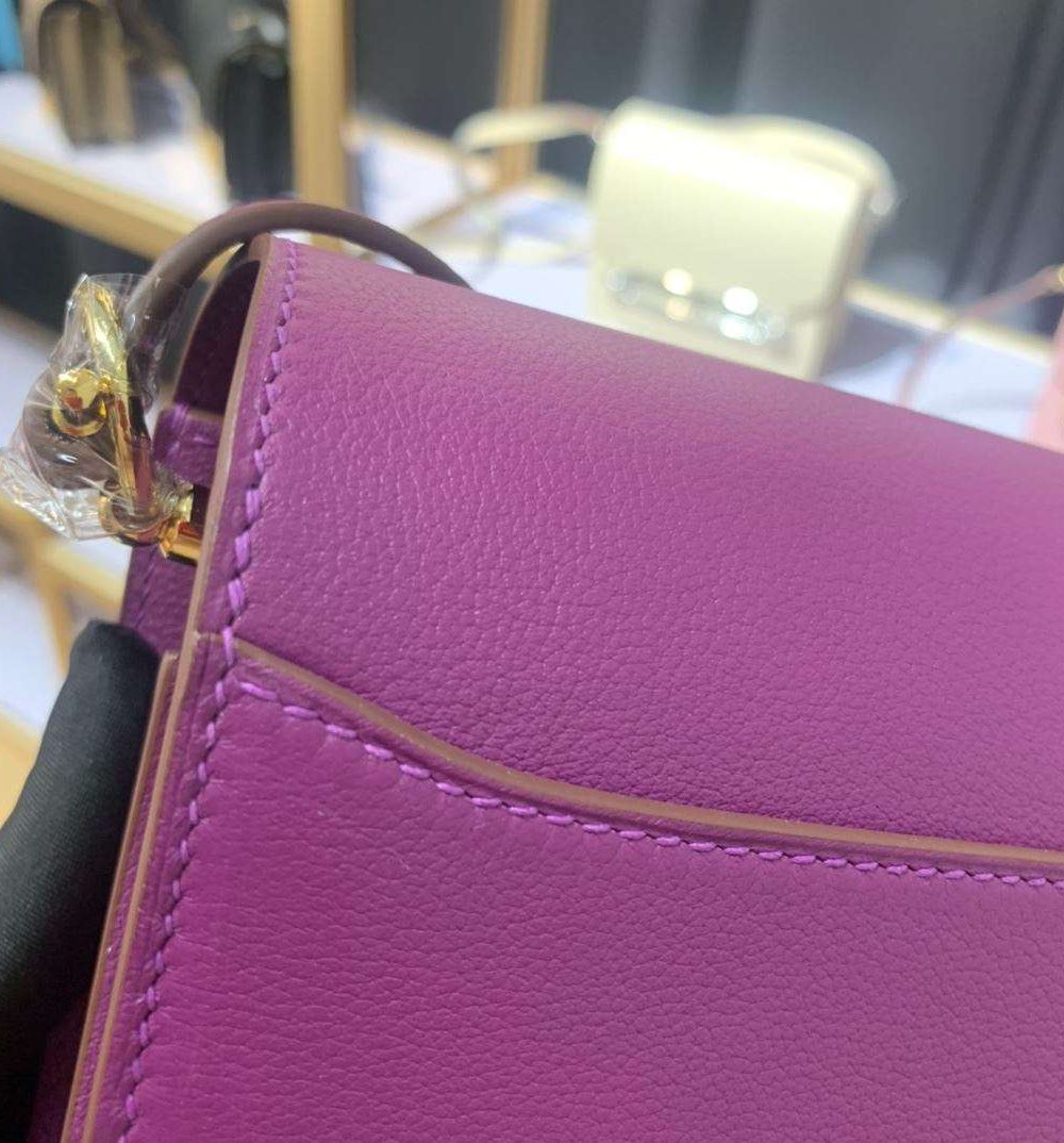 1:1 Replica Mini Evercolor Sac Roulis 19 Green/Red/Purple For Women 19cm / 7.4in