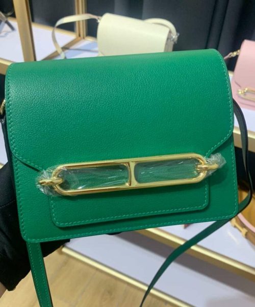 1:1 Replica Mini Evercolor Sac Roulis 19 Green/Red/Purple For Women 19cm / 7.4in