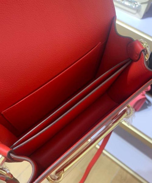 1:1 Replica Mini Evercolor Sac Roulis 19 Green/Red/Purple For Women 19cm / 7.4in