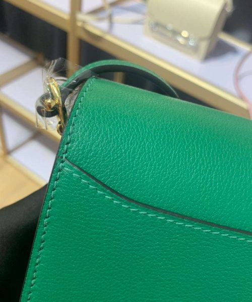 1:1 Replica Mini Evercolor Sac Roulis 19 Green/Red/Purple For Women 19cm / 7.4in