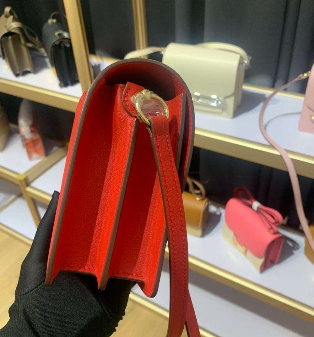 1:1 Replica Mini Evercolor Sac Roulis 19 Green/Red/Purple For Women 19cm / 7.4in