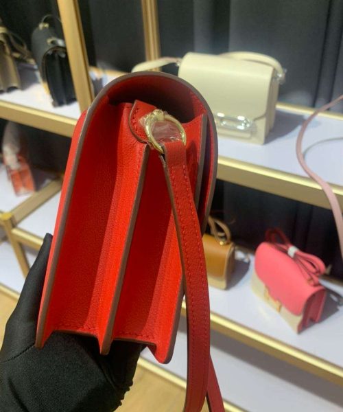 1:1 Replica Mini Evercolor Sac Roulis 19 Green/Red/Purple For Women 19cm / 7.4in