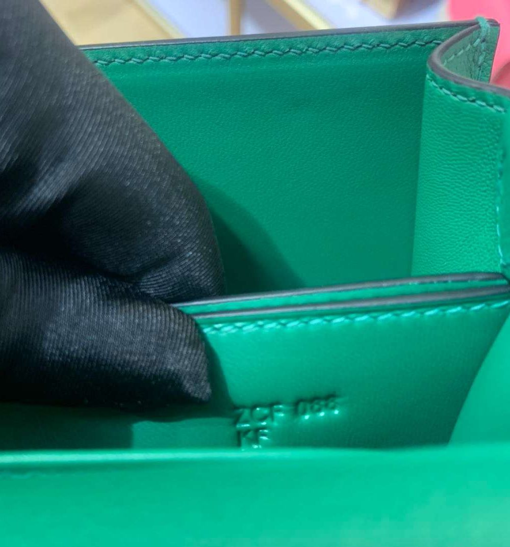 1:1 Replica Mini Evercolor Sac Roulis 19 Green/Red/Purple For Women 19cm / 7.4in