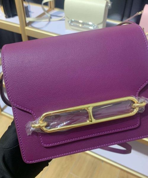 1:1 Replica Mini Evercolor Sac Roulis 19 Green/Red/Purple For Women 19cm / 7.4in