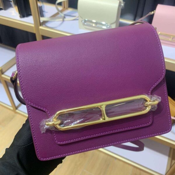 1:1 Replica Mini Evercolor Sac Roulis 19 Green/Red/Purple For Women 19cm / 7.4in