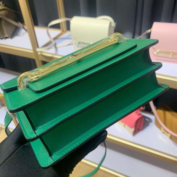 1:1 Replica Mini Evercolor Sac Roulis 19 Green/Red/Purple For Women 19cm / 7.4in