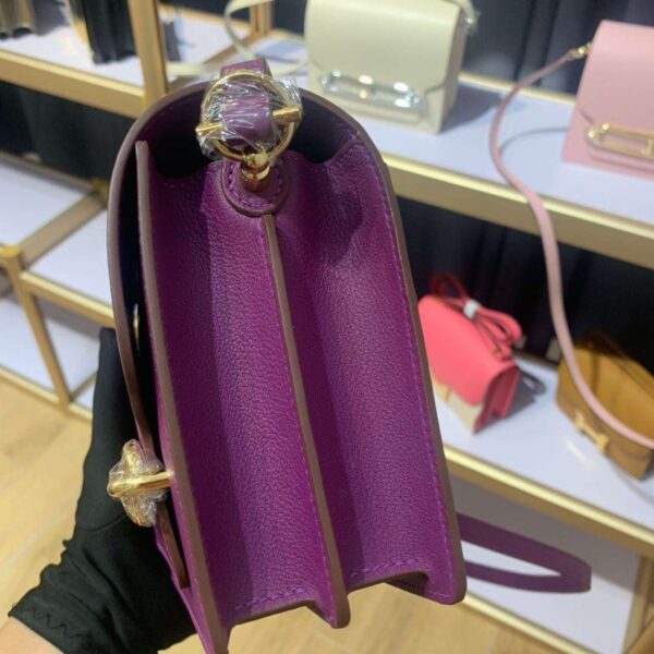 1:1 Replica Mini Evercolor Sac Roulis 19 Green/Red/Purple For Women 19cm / 7.4in
