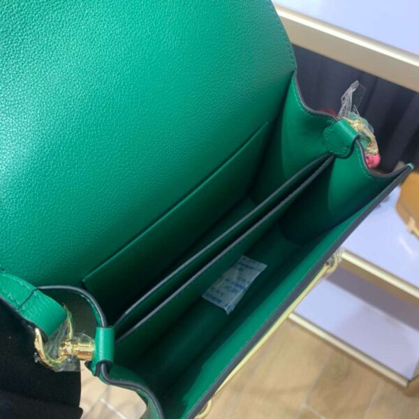 1:1 Replica Mini Evercolor Sac Roulis 19 Green/Red/Purple For Women 19cm / 7.4in