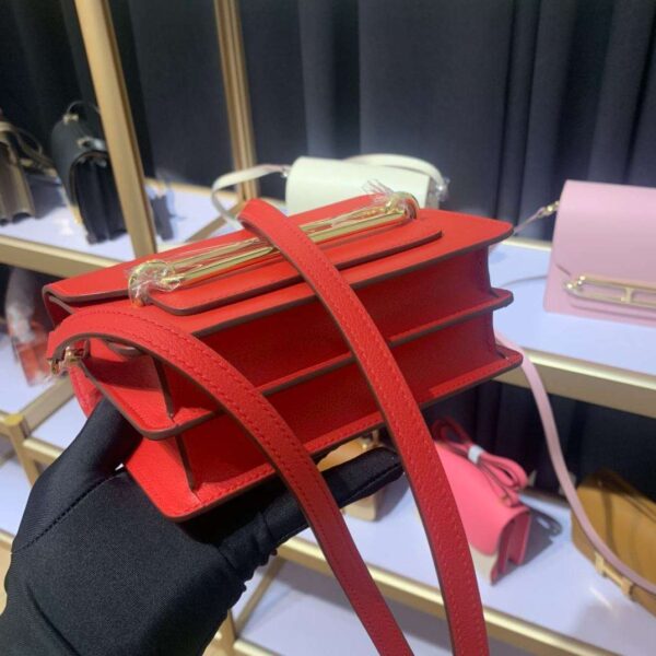 1:1 Replica Mini Evercolor Sac Roulis 19 Green/Red/Purple For Women 19cm / 7.4in