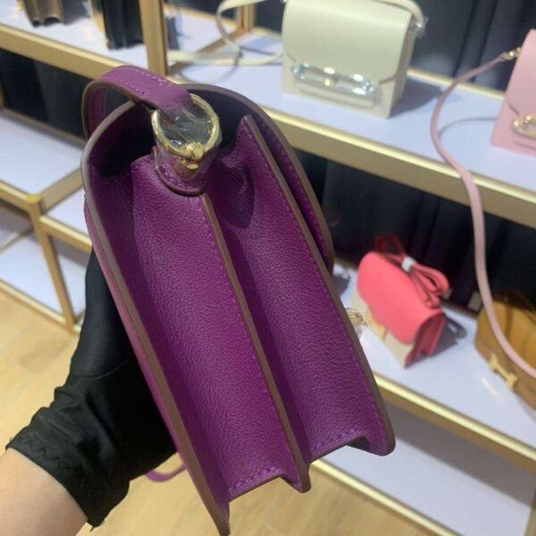 1:1 Replica Mini Evercolor Sac Roulis 19 Green/Red/Purple For Women 19cm / 7.4in