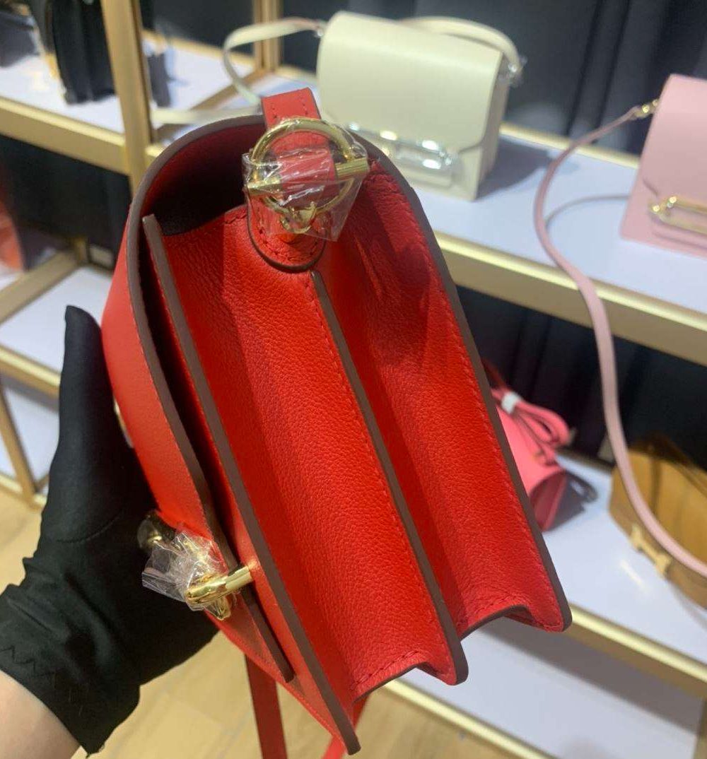 1:1 Replica Mini Evercolor Sac Roulis 19 Green/Red/Purple For Women 19cm / 7.4in