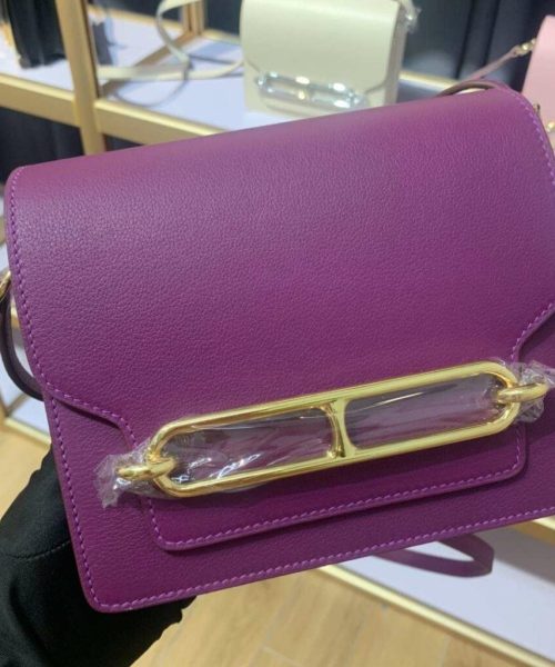 1:1 Replica Mini Evercolor Sac Roulis 19 Green/Red/Purple For Women 19cm / 7.4in