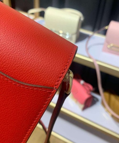 1:1 Replica Mini Evercolor Sac Roulis 19 Green/Red/Purple For Women 19cm / 7.4in