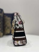 1:1 Replica Mini Lady D-Lite Bag White/Black For Women 6.5in/17cm