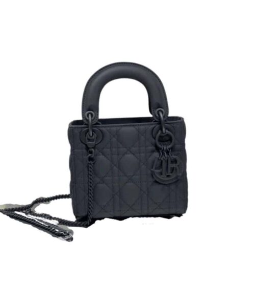 1:1 Replica Mini Lady Dior Bag Black/Jade Green/White/Beige For Women 6.5in/17cm