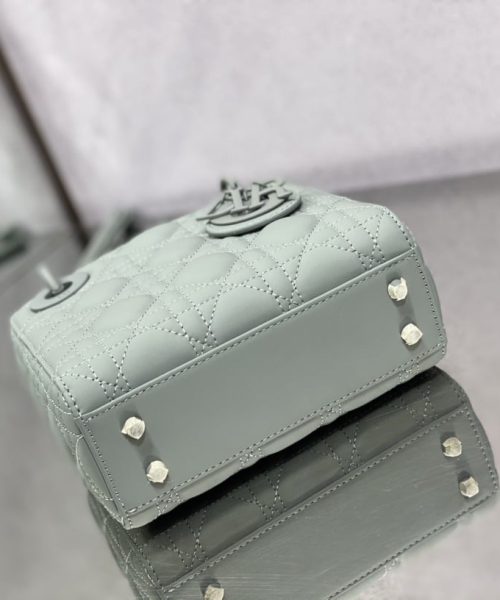 1:1 Replica Mini Lady Dior Bag Black/Jade Green/White/Beige For Women 6.5in/17cm