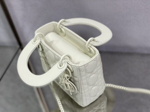1:1 Replica Mini Lady Dior Bag Black/Jade Green/White/Beige For Women 6.5in/17cm