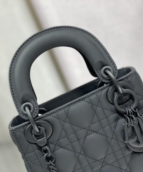 1:1 Replica Mini Lady Dior Bag Black/Jade Green/White/Beige For Women 6.5in/17cm