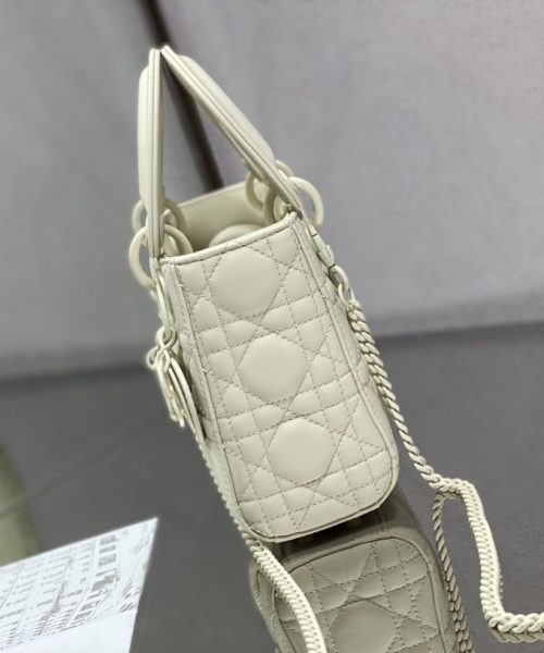 1:1 Replica Mini Lady Dior Bag Black/Jade Green/White/Beige For Women 6.5in/17cm