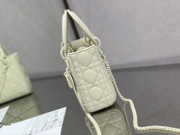 1:1 Replica Mini Lady Dior Bag Black/Jade Green/White/Beige For Women 6.5in/17cm
